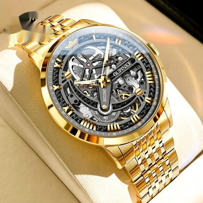 OUPINKE Mechanical Tungsten Watch