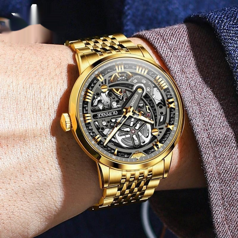 OUPINKE Mechanical Tungsten Watch